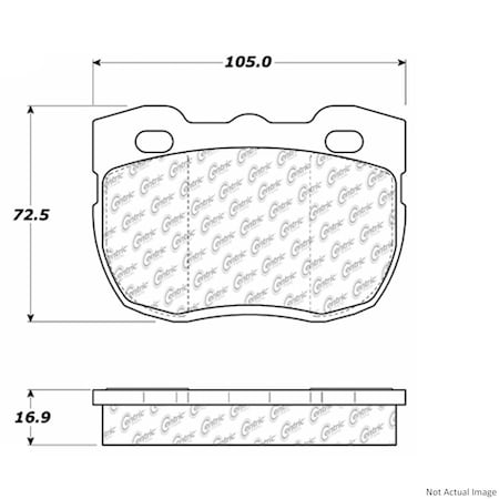 Centric Parts Prem Metallic Brake Pad Shims & Hardware, 300.05201 300.05201